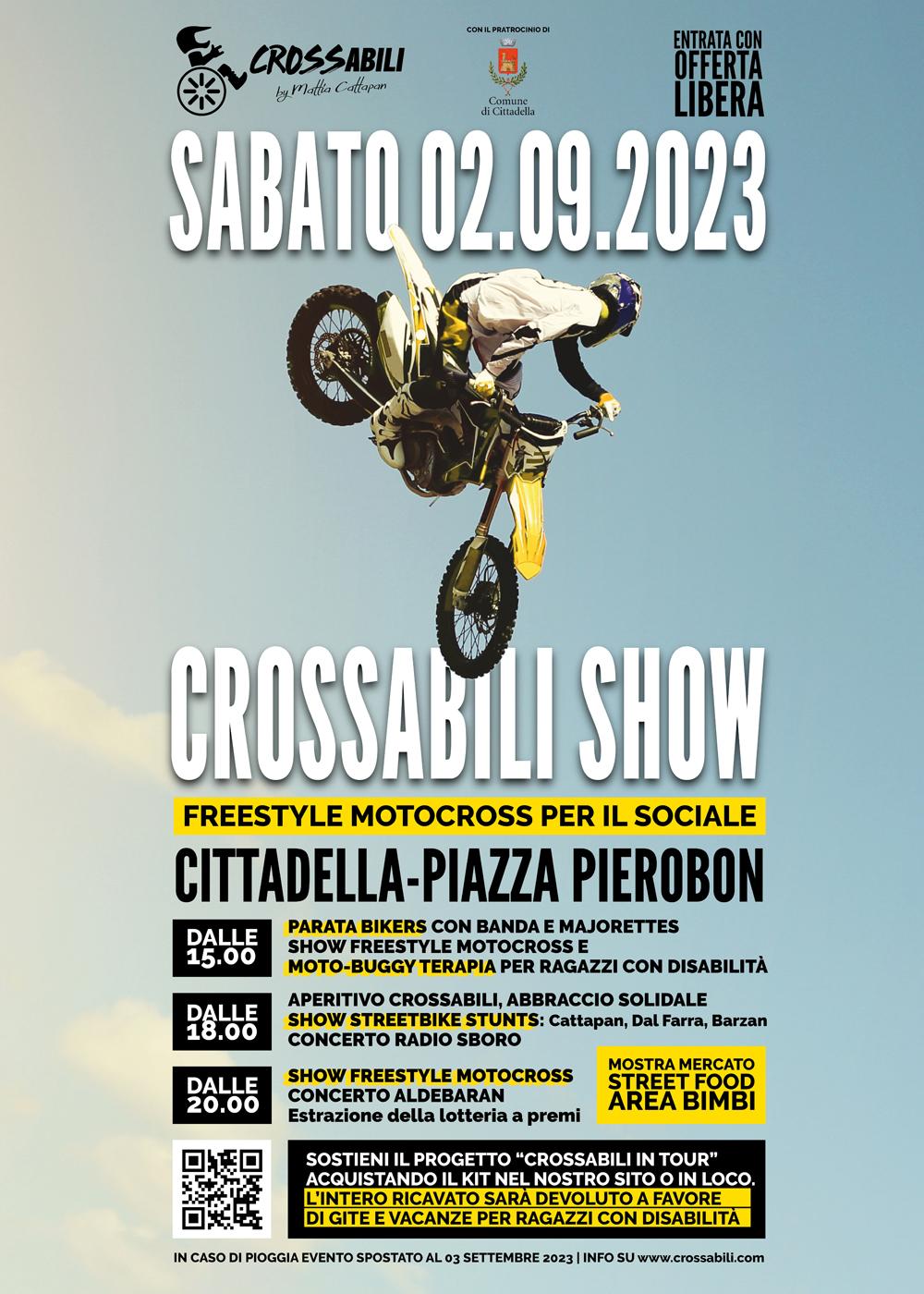 CrossAbili Show - Freestyle motocross per il sociale