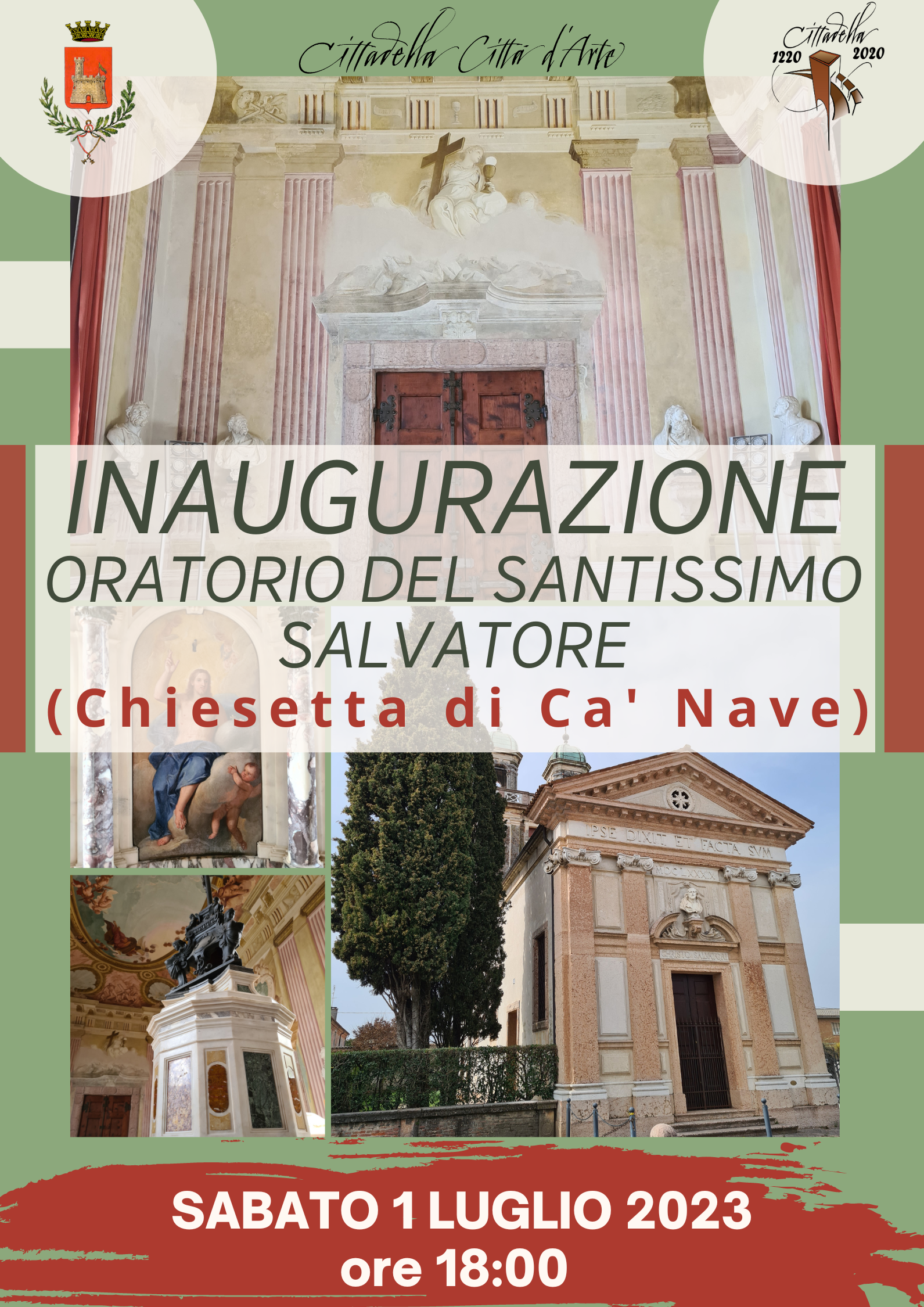 Inaugurazione dell'Oratorio del Santissimo Salvatore (Chiesetta di Ca' Nave)